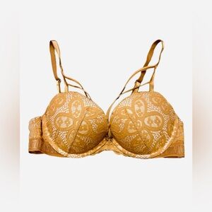Victoria's Secret Dream Angels 36D - Lace push-up bra - Burned orange